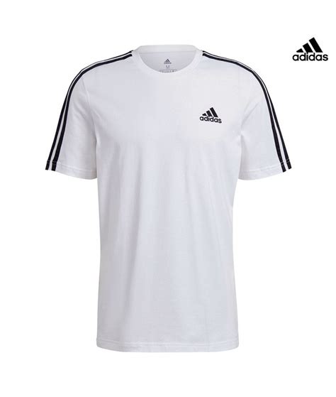 camiseta adidas 3 rayas roja